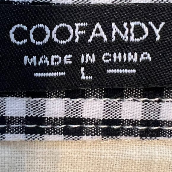 Coofandy Yellow Cotton Short-Sleeve Button-Down (Men's L) Your Sunshine Staple! - Picture 5 of 8